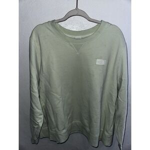 The North Face HERITAGE PATCH CREW SWEATSHIRT - WOMEN'S Size 3XL Lime Cream